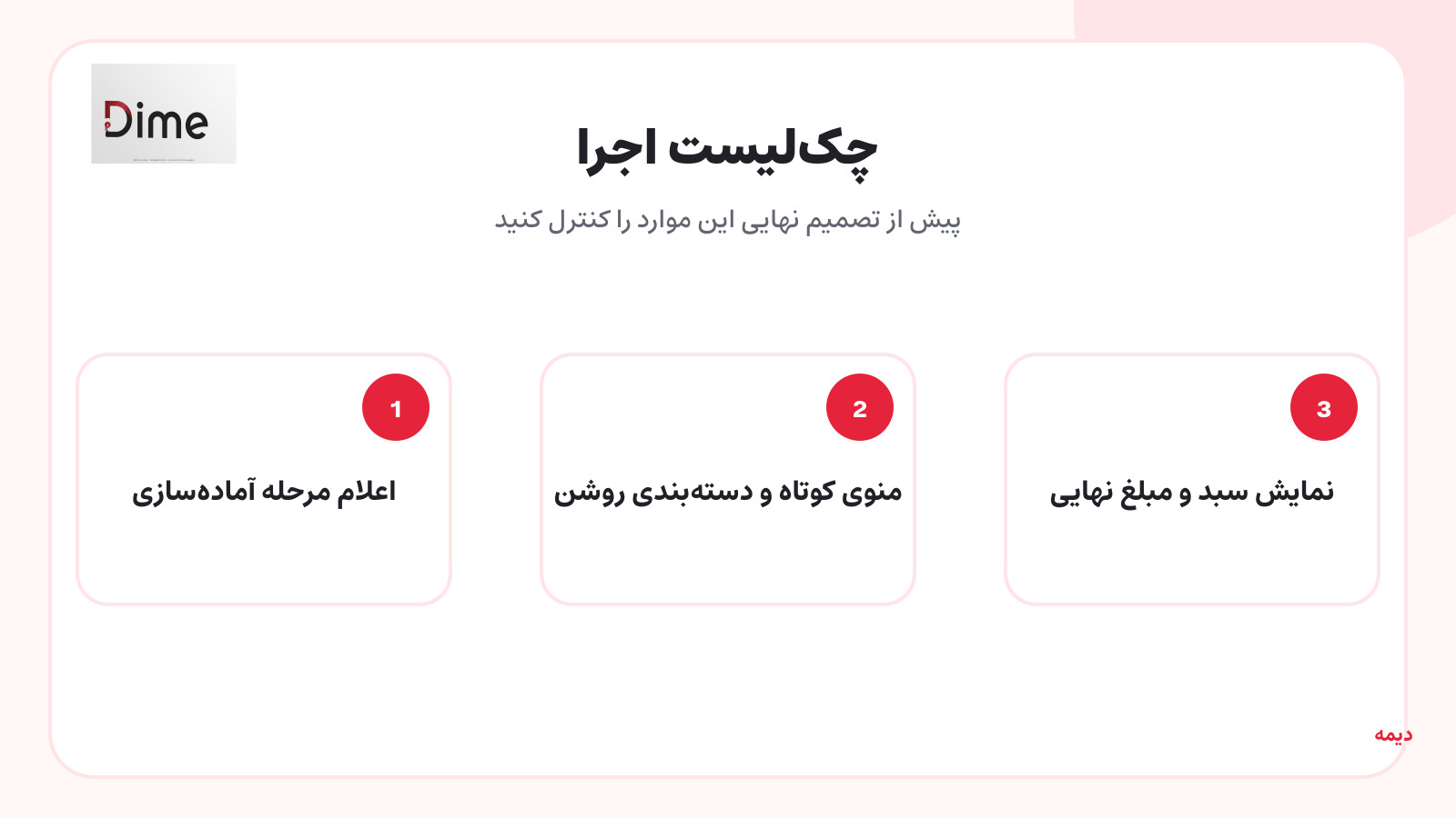اعلام مرحله آمادهسازی